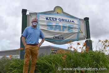 Welcome to Orillia signs remind people to wear a mask - OrilliaMatters