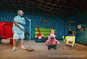 Tainy, J Balvin Release Video for SpongeBob Movie Theme, ‘Agua’