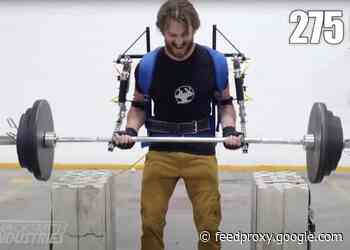 Exoskeleton breaking curling World Record