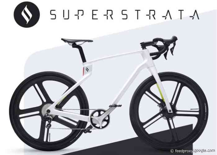 Superstrata custom 3D-printed carbon fiber e-bike, laser fabricated and hand finished