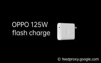 Oppo announces its 125W Flash Charge for smartphones