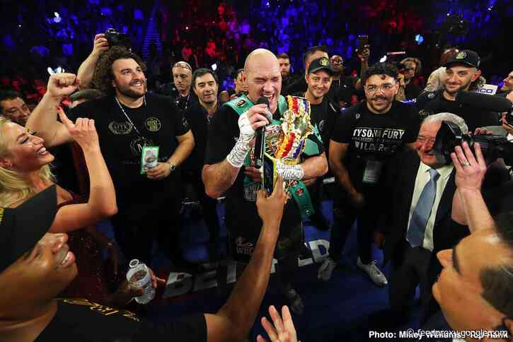 Tyson Fury: ‘Bronze Bomber, I’m coming for you sucker’