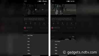 YouTube Brings Back HD Streaming on Mobile App in India When Connected to Wi-Fi