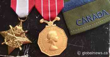 RCAF pilot’s medals, mementos stolen during stop in Winnipeg - Global News