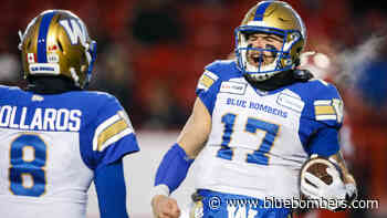 “Signing with Winnipeg was the best move I ever could have made” - bluebombers.com