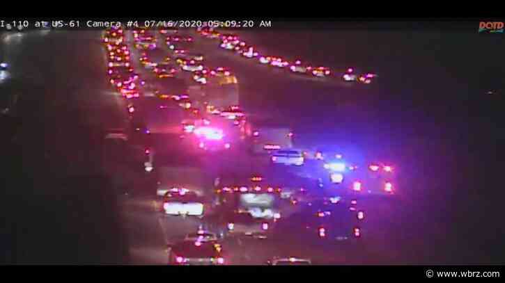 TRAFFIC UPDATE: Crashes along I-110 South cleared; all lanes now open