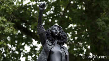 Statue of Black UK protester removed by officials after 1 day