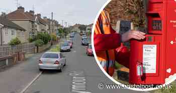 Firework set off inside post box