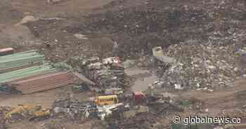 Fire declared out at Strathcona County recycling facility