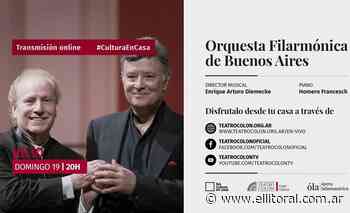Transmisión gratuita de la Filarmónica de Buenos Aires con Homero Francesch - El Litoral