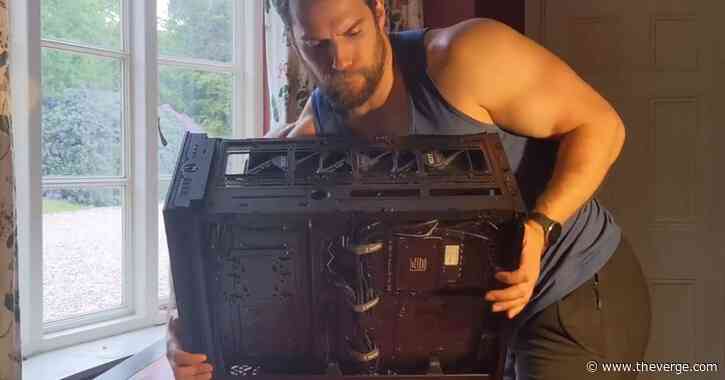 Because you definitely want to watch Henry Cavill build a gaming PC