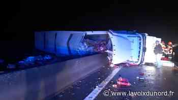 L’axe Arras - Lens coupé dans les deux sens après un accident de camion - La Voix du Nord