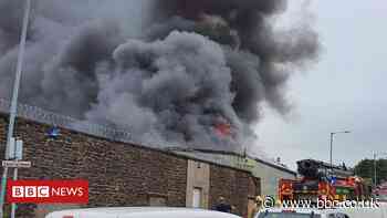 Firefighters tackle blaze in Oswaldtwistle