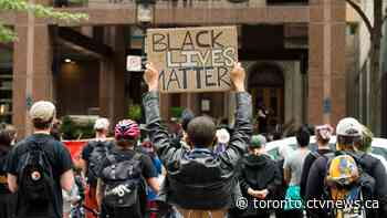 Protesters rally outside Toronto police headquarters on final day of consultations