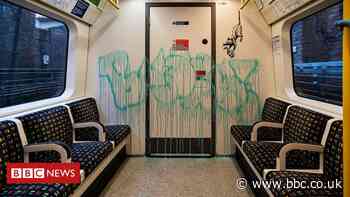 Banksy: New coronavirus-inspired artwork appears on Tube