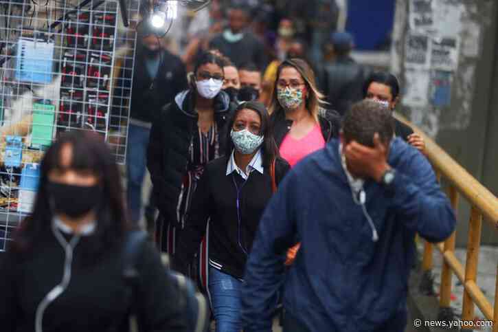 Brazil coronavirus cases reach two million, doubling in less than a month
