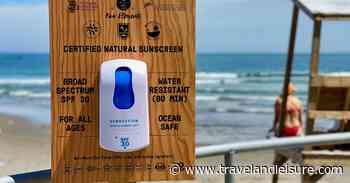 Rhode Island Installed Touch-free Sunscreen Dispensers at Its State Beaches and Parks - Travel + Leisure