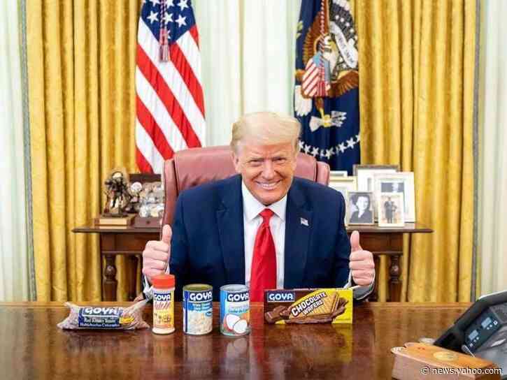 Trump news - live: President makes bizarre comments about his hair and lightbulbs in freewheeling White House speech