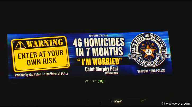 Baton Rouge mayor issues scathing response to ominous police union billboards