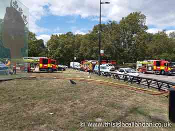 Fire breaks out at water pumping station in Greenwich