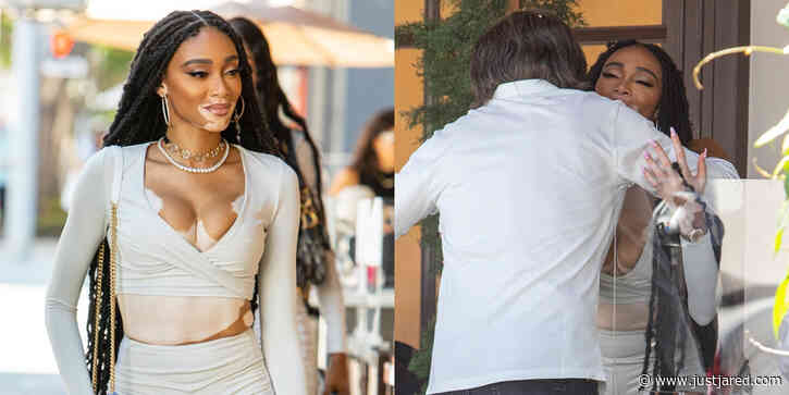 Winnie Harlow Runs Into a Famous Friend's Dad at Lunch in Beverly Hills