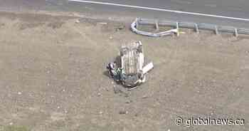 Alcohol, drugs suspected in Alberta highway crash that injured 4 people