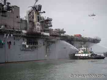 US Navy says all known fires on USS Bonhomme Richard are finally out after more than 4 days of around-the-clock firefighting