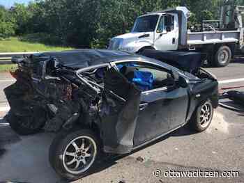 Seriously injured man extricated following east-end crash