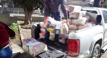 Sicoob doa alimentos para famílias carentes - Prefeitura de Ituporanga