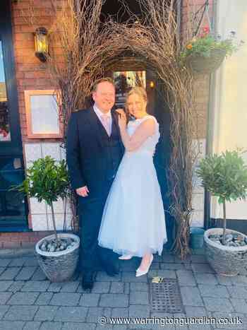 Warrington couple celebrate town's first post-lockdown wedding - Warrington Guardian