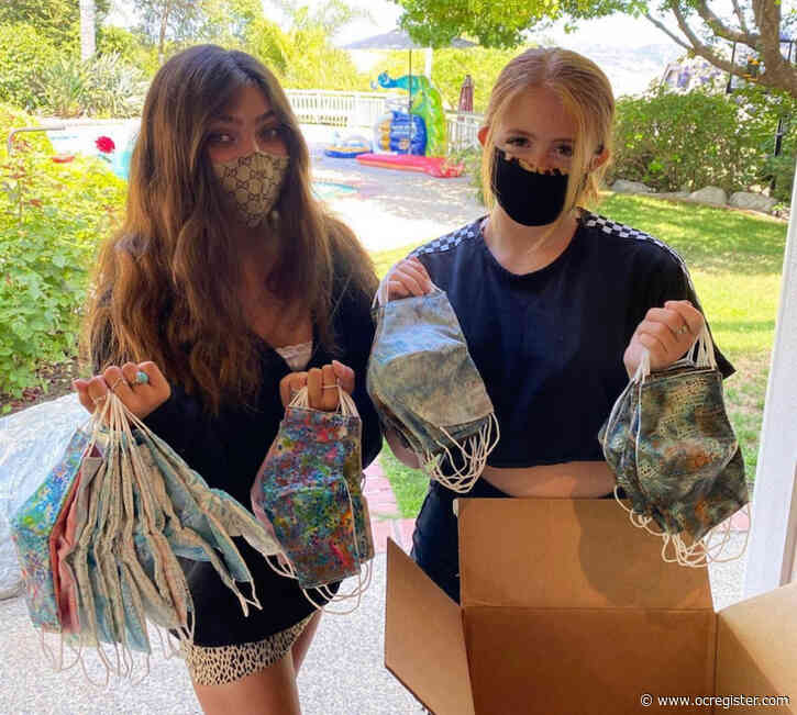 From bedazzled skate outfits to cheetah print masks, two skaters sew how to make a difference