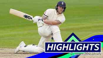 England v West Indies highlights: England on top after Sibley & Stokes fifties