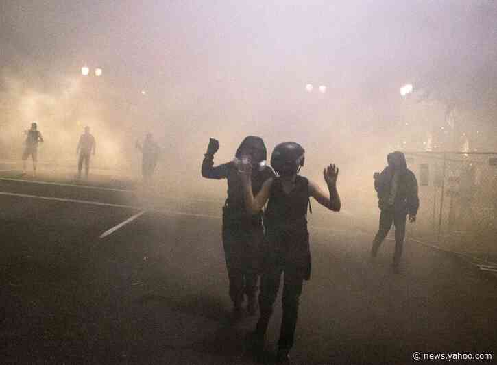 Protesters hit with gas as locals demand feds leave Portland