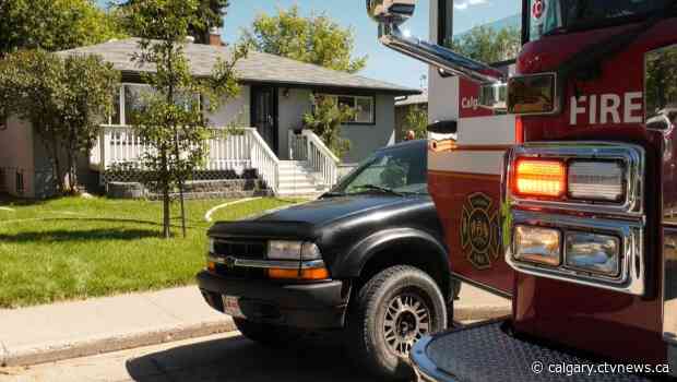 Person taken to hospital after kitchen fire in northeast Calgary