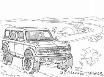Ford Bronco color sheets available directly from Ford