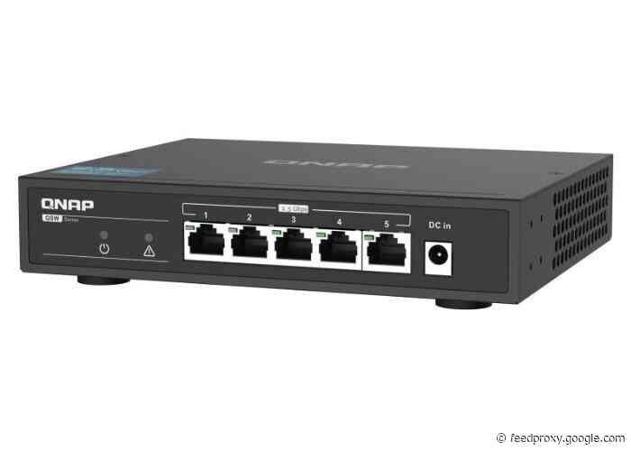 First QNAP 2.5GbE network switch unveiled