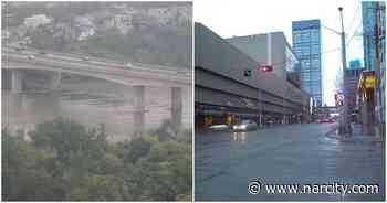 An Edmonton Manhole Cover Got Blown Off By An Enormous Gush Of Water Yesterday (VIDEO) - Narcity Canada