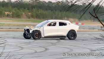 What have Ford Performance and RTR done to this drifting Mustang Mach-E?