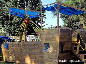 Toronto family ordered to dismantle backyard pirate ship, but 'no written violation notice has been sent' - National Post