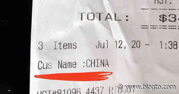 Toronto restaurant server fired for writing CHINA on Asian couple's bill - blogTO