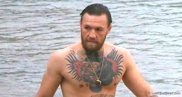 Conor McGregor Bares His Tattoos While Going Shirtless on Vacation!