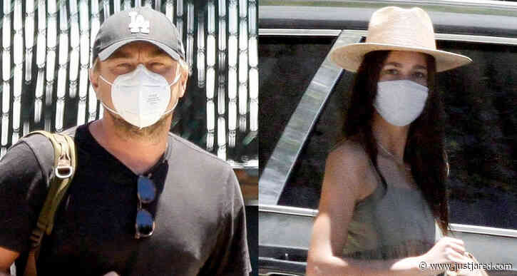 Leonardo DiCaprio & Girlfriend Camila Morrone Arrive Home After a Trip