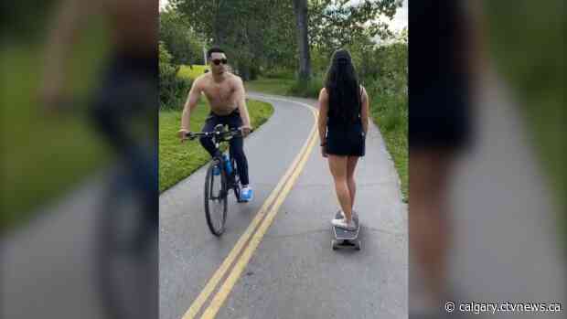 Video of alleged racist act inside Calgary park under investigation by police