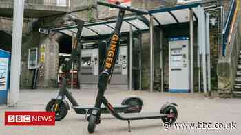 Teens ride hired Tees Valley e-scooters on A19