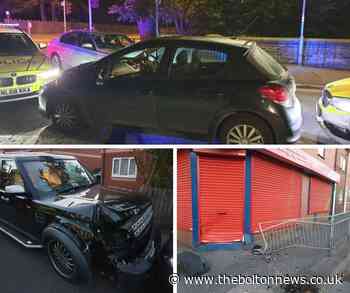 Police arrest suspected drink driver after Range Rover crashes into building
