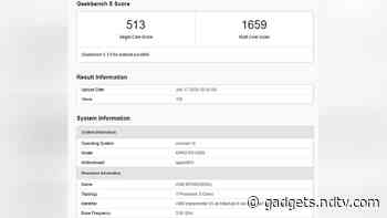 Oppo A72 5G Specifications Tipped by Purported Geekbench Listing, 8GB RAM and MediaTek SoC Spotted
