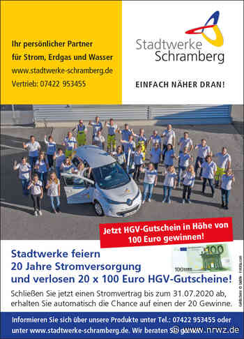 Stadtwerke Schramberg feiern 20 Jahre Stromversorgung - Jubiläum mit Gewinnspiel - Neue Rottweiler Zeitung online