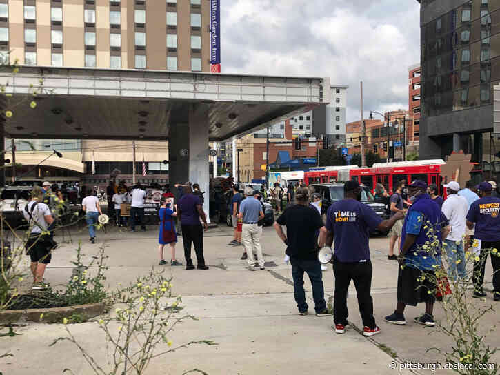 Protesters Hold ‘Black Workers Matter’ Demonstration In Oakland, March To Schenley Park