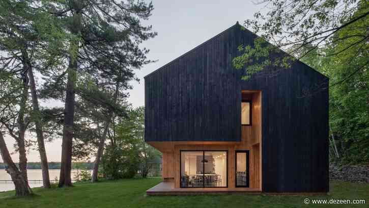 Atelier Schwimmer designs two-toned Chalet Lakeside in Canada