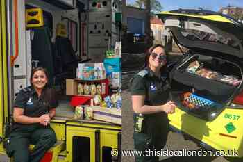 'Amazing' paramedic creates tuck shop for frontline workers